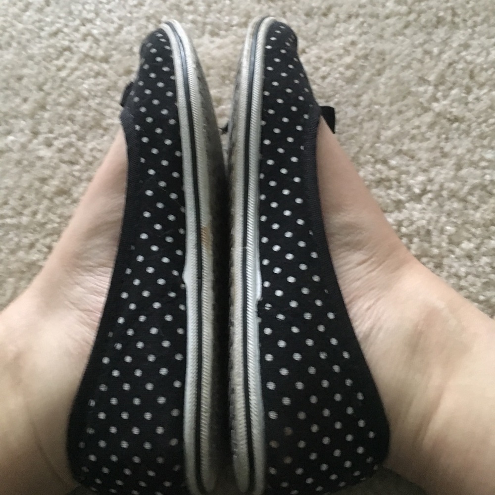 Black and White Ballet Flats - Picture 3 of 5
